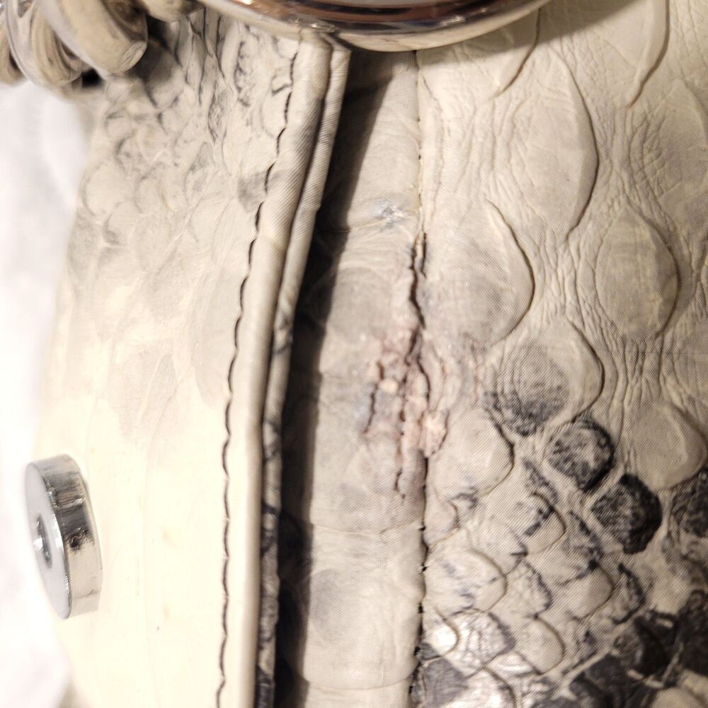 Isabella Adams Python Embossed Criss Cross Lacing… - image 6